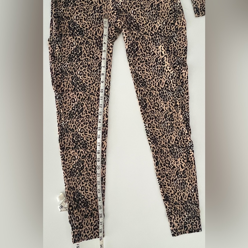 PINK Victoria's Secret Sexy Leopard Print Hooded Ears Onesie Tan Black NWT XS S - Picture 10 of 11